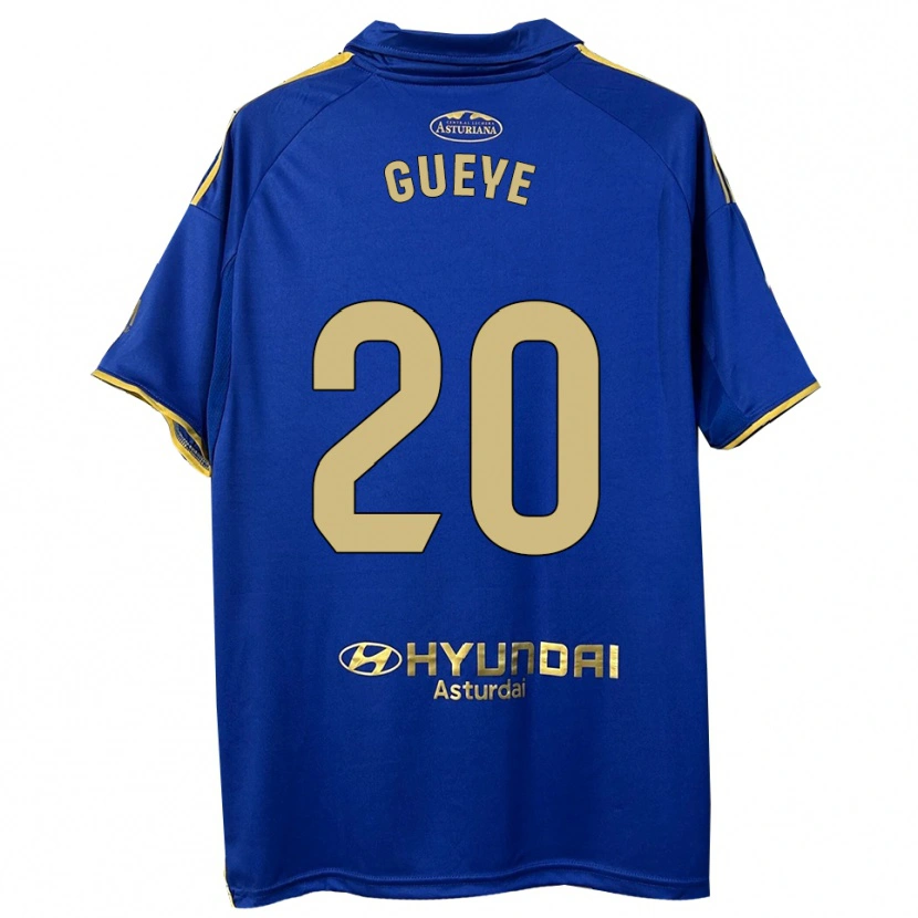 Danxen Kinder Lamine Gueye #20 Blau Gold Heimtrikot Trikot 2025/26 T-Shirt Österreich
