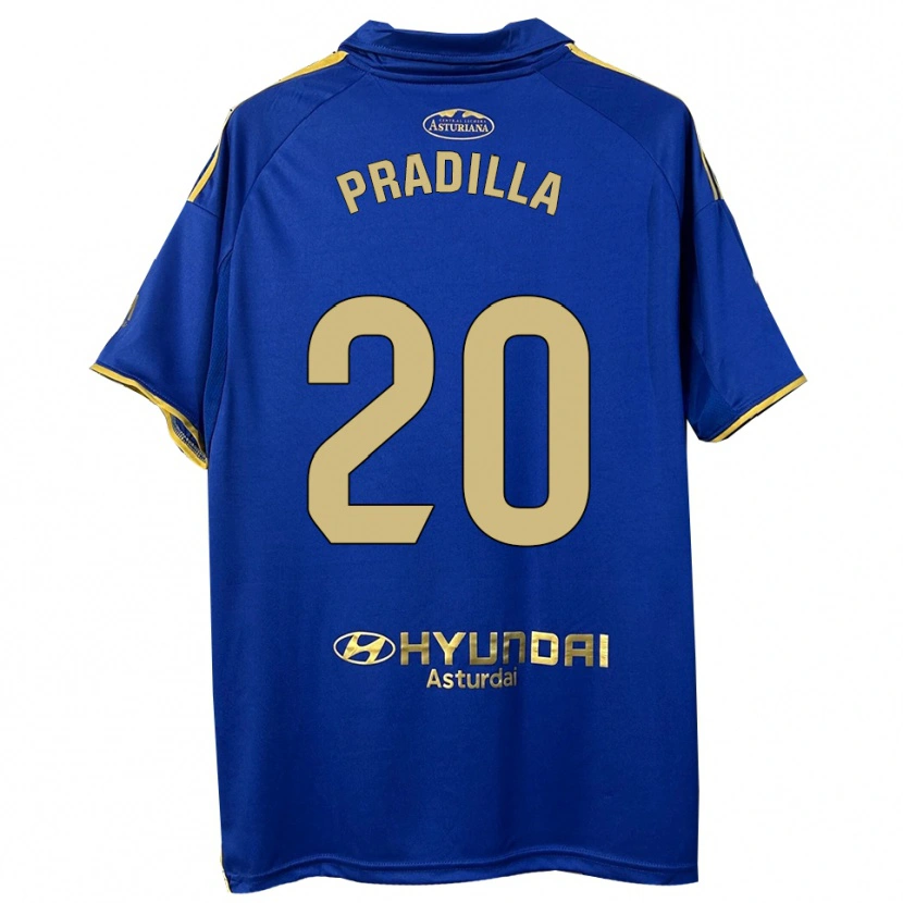 Danxen Kinder Elena Pradilla Aranda #20 Blau Gold Heimtrikot Trikot 2025/26 T-Shirt Österreich