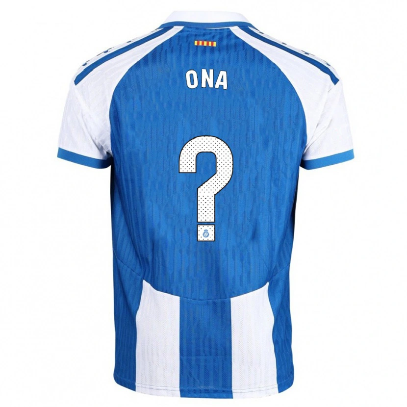 Danxen Kinder Ona Baradad Rius #0 Blau Weiß Heimtrikot Trikot 2025/26 T-Shirt Österreich