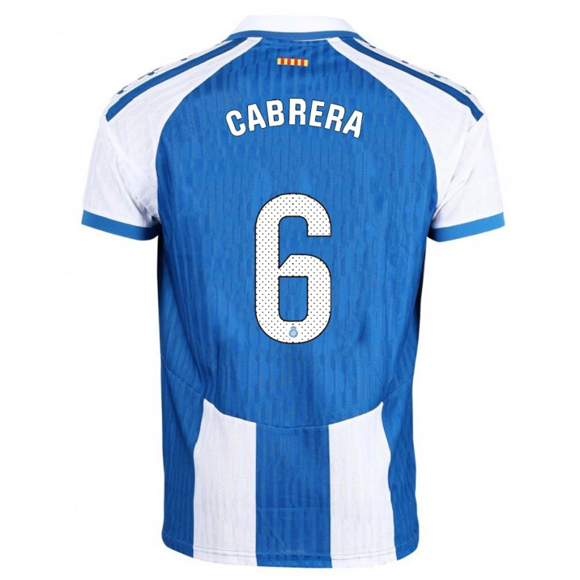 Danxen Kinder Leandro Cabrera #6 Blau Weiß Heimtrikot Trikot 2025/26 T-Shirt Österreich