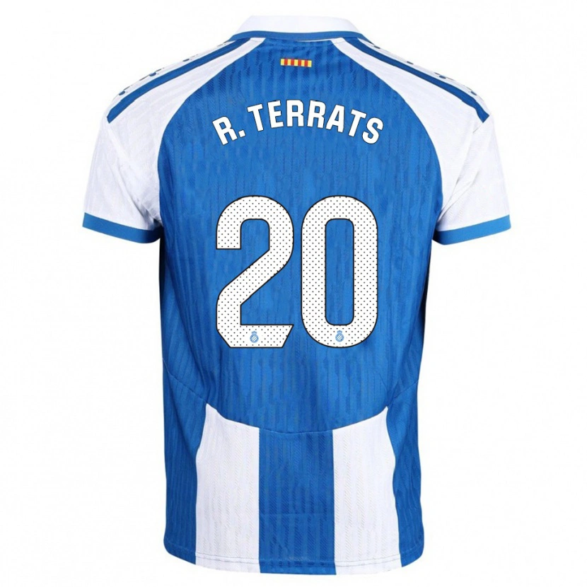 Danxen Kinder Ramón Terrats #20 Blau Weiß Heimtrikot Trikot 2025/26 T-Shirt Österreich