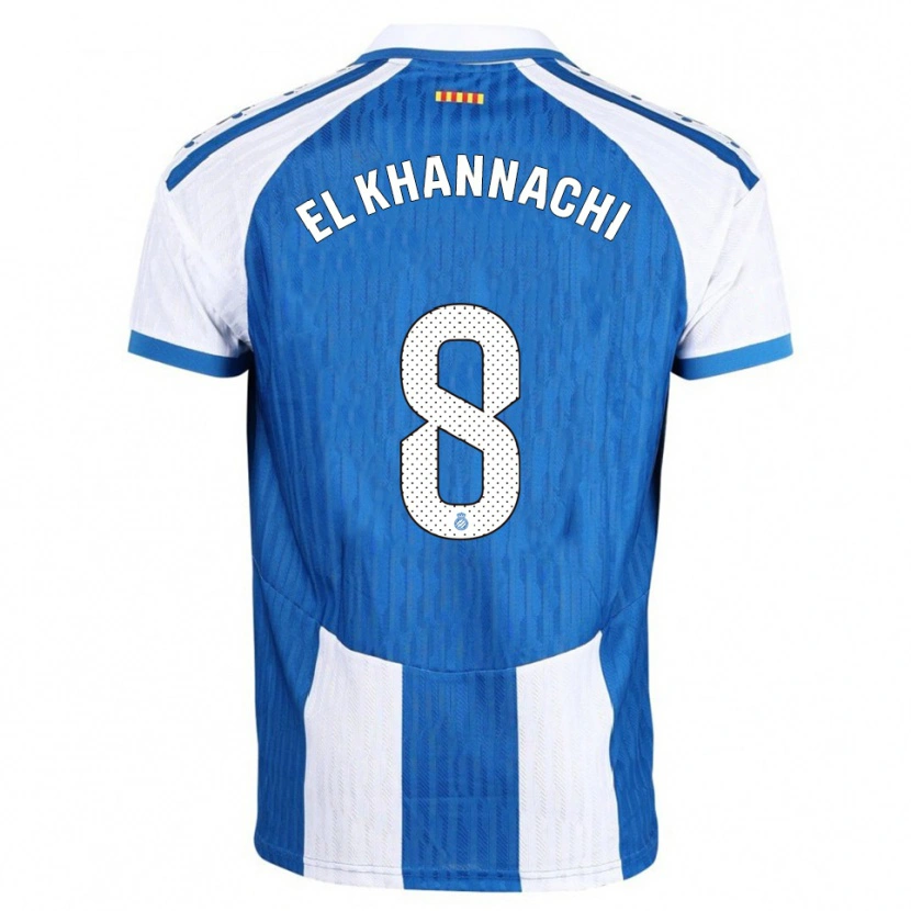 Danxen Kinder Youssef El Khannachi #8 Blau Weiß Heimtrikot Trikot 2025/26 T-Shirt Österreich