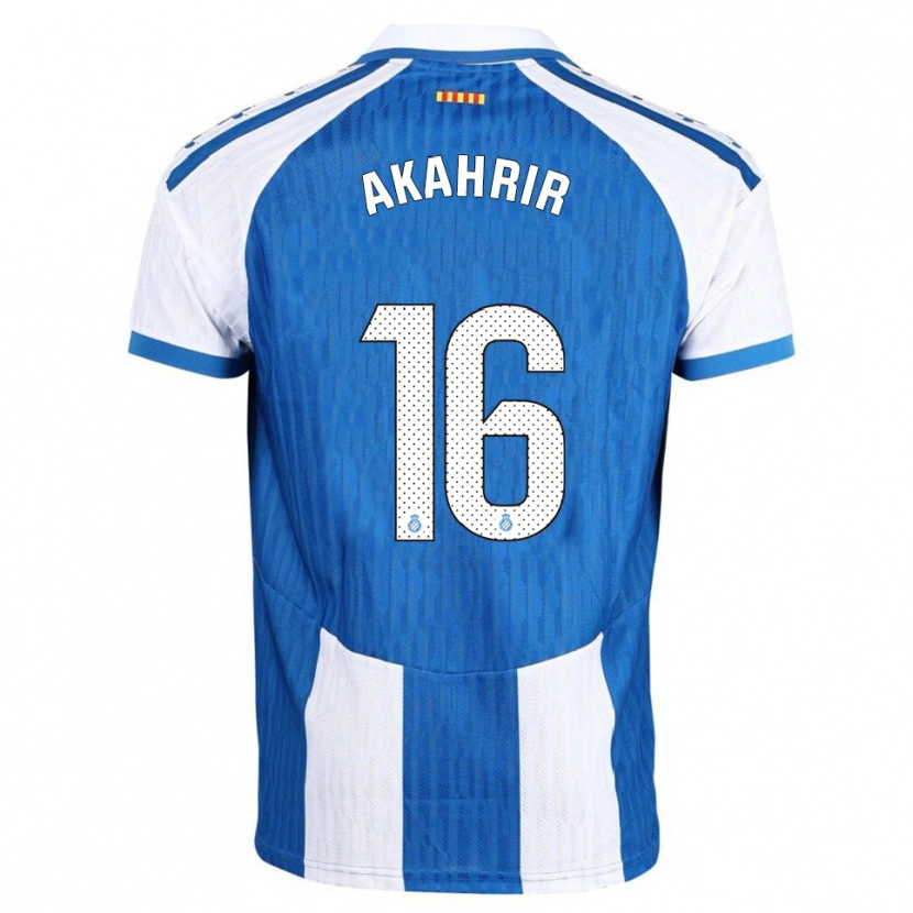 Danxen Kinder Mohamed Akahrir #16 Blau Weiß Heimtrikot Trikot 2025/26 T-Shirt Österreich