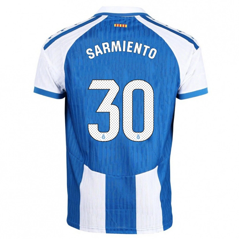 Danxen Kinder Izan Sarmiento #30 Blau Weiß Heimtrikot Trikot 2025/26 T-Shirt Österreich
