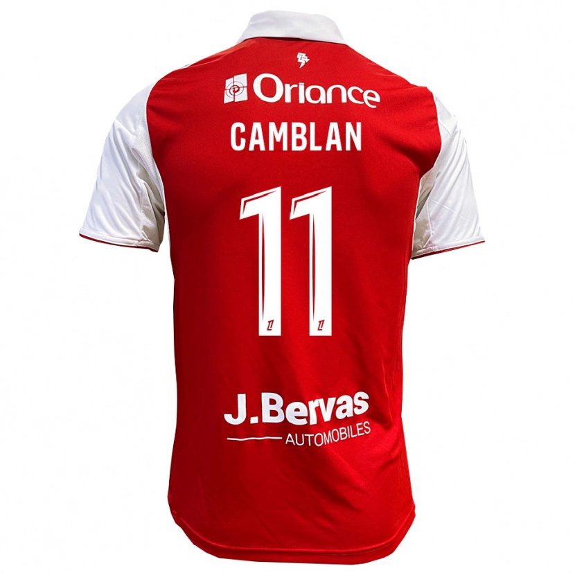 Danxen Kinder Axel Camblan #11 Rot Weiß Heimtrikot Trikot 2025/26 T-Shirt Österreich