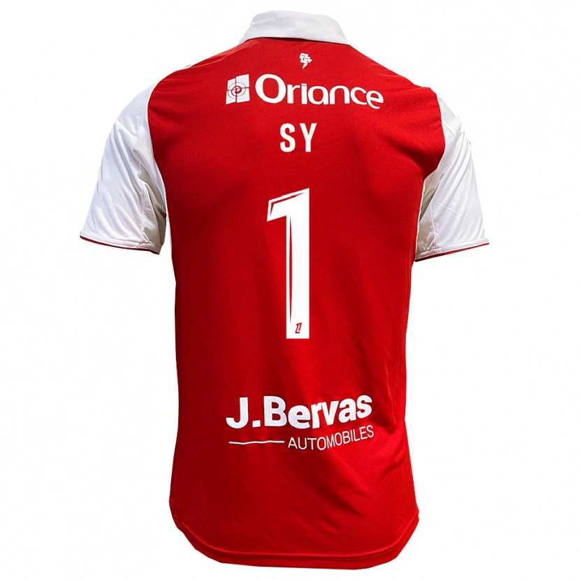 Danxen Kinder Seydou Sy #1 Rot Weiß Heimtrikot Trikot 2025/26 T-Shirt Österreich