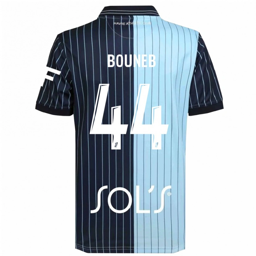 Danxen Kinder Ismaïl Bouneb #44 Marine Himmelblau Heimtrikot Trikot 2025/26 T-Shirt Österreich