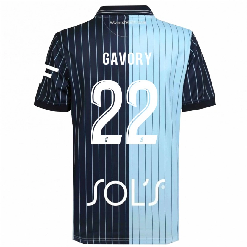 Danxen Kinder Christy Gavory #22 Marine Himmelblau Heimtrikot Trikot 2025/26 T-Shirt Österreich