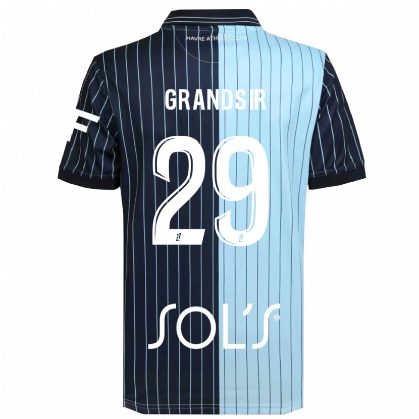 Danxen Kinder Samuel Grandsir #29 Marine Himmelblau Heimtrikot Trikot 2025/26 T-Shirt Österreich