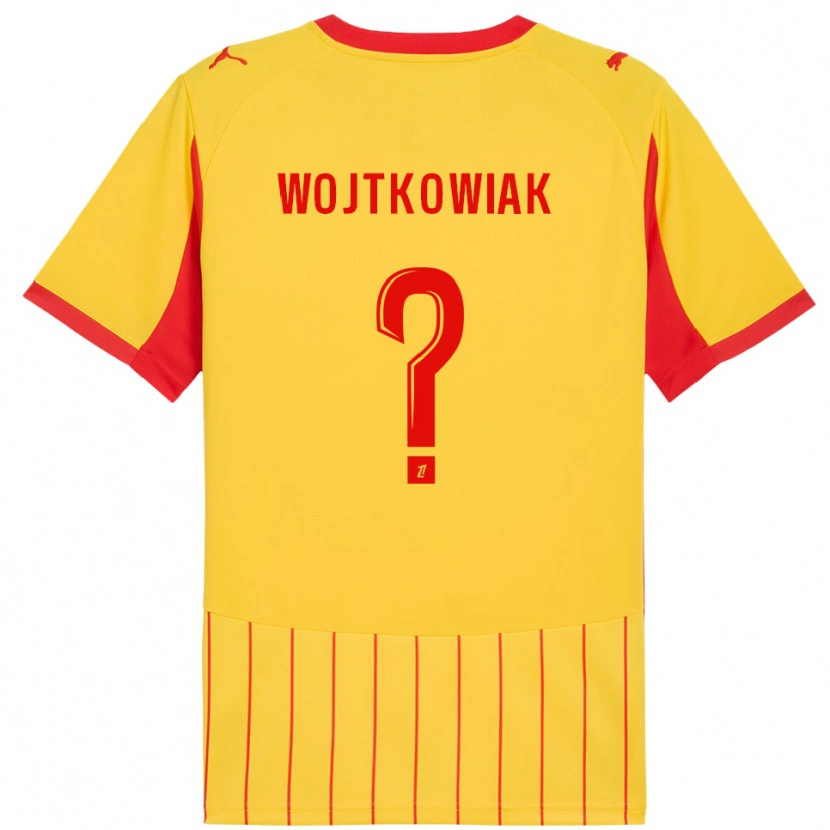 Danxen Kinder Valentin Wojtkowiak #0 Gelb Rot Heimtrikot Trikot 2025/26 T-Shirt Österreich