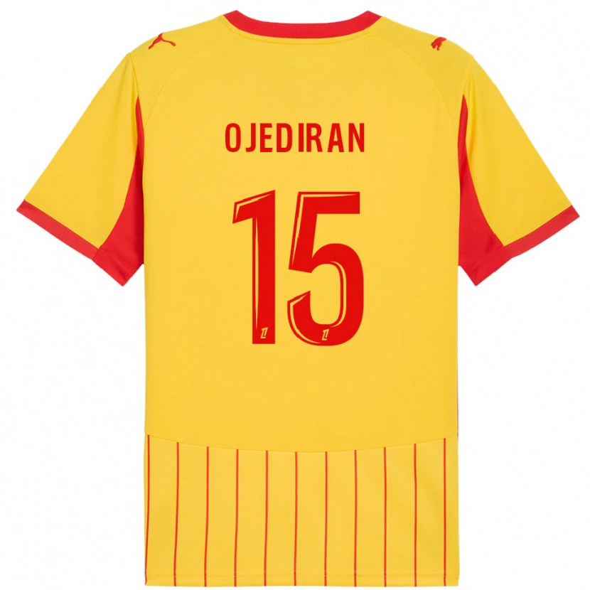 Danxen Kinder Hamzat Ojediran #15 Gelb Rot Heimtrikot Trikot 2025/26 T-Shirt Österreich