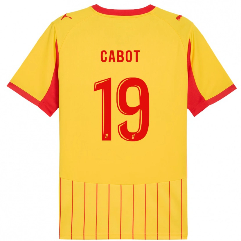 Danxen Kinder Jimmy Cabot #19 Gelb Rot Heimtrikot Trikot 2025/26 T-Shirt Österreich