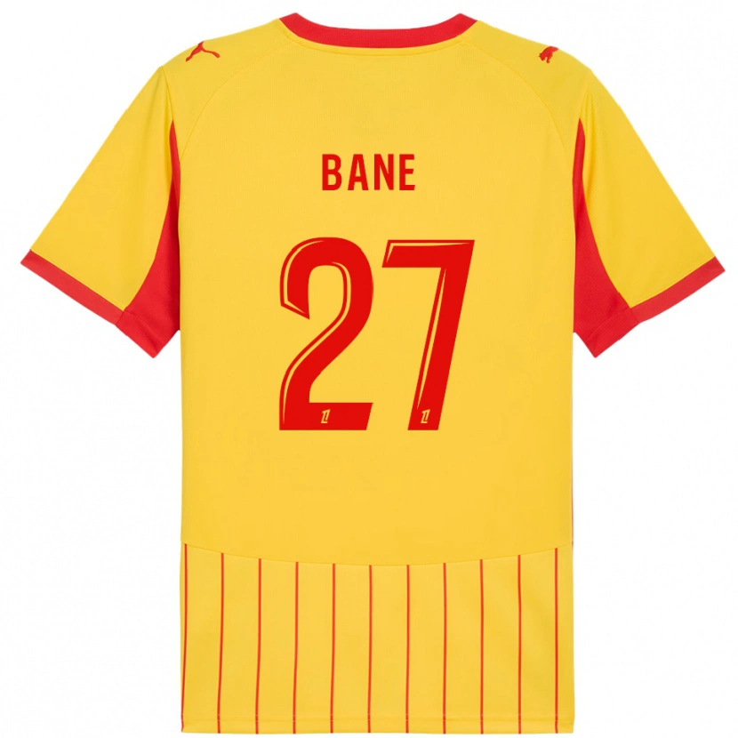 Danxen Kinder Sidi Bane #27 Gelb Rot Heimtrikot Trikot 2025/26 T-Shirt Österreich