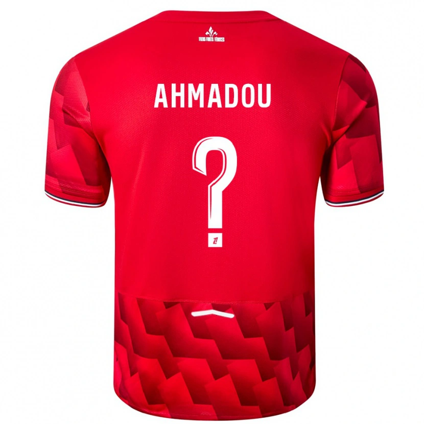 Danxen Kinder Messina Ahmadou #0 Rot Weiß Heimtrikot Trikot 2025/26 T-Shirt Österreich