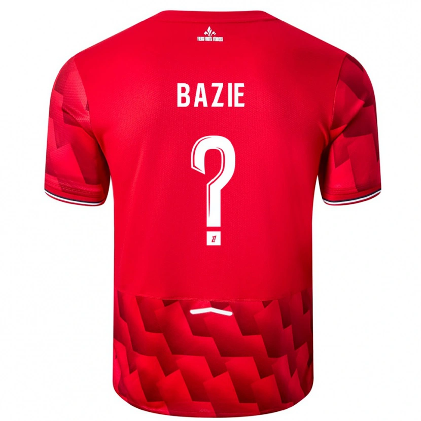 Danxen Kinder Joffrey Bazie #0 Rot Weiß Heimtrikot Trikot 2025/26 T-Shirt Österreich