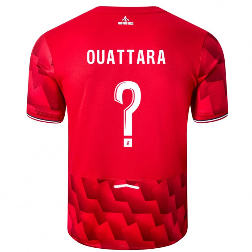 Danxen Kinder Fadiga Ouattara #0 Rot Weiß Heimtrikot Trikot 2025/26 T-Shirt Österreich