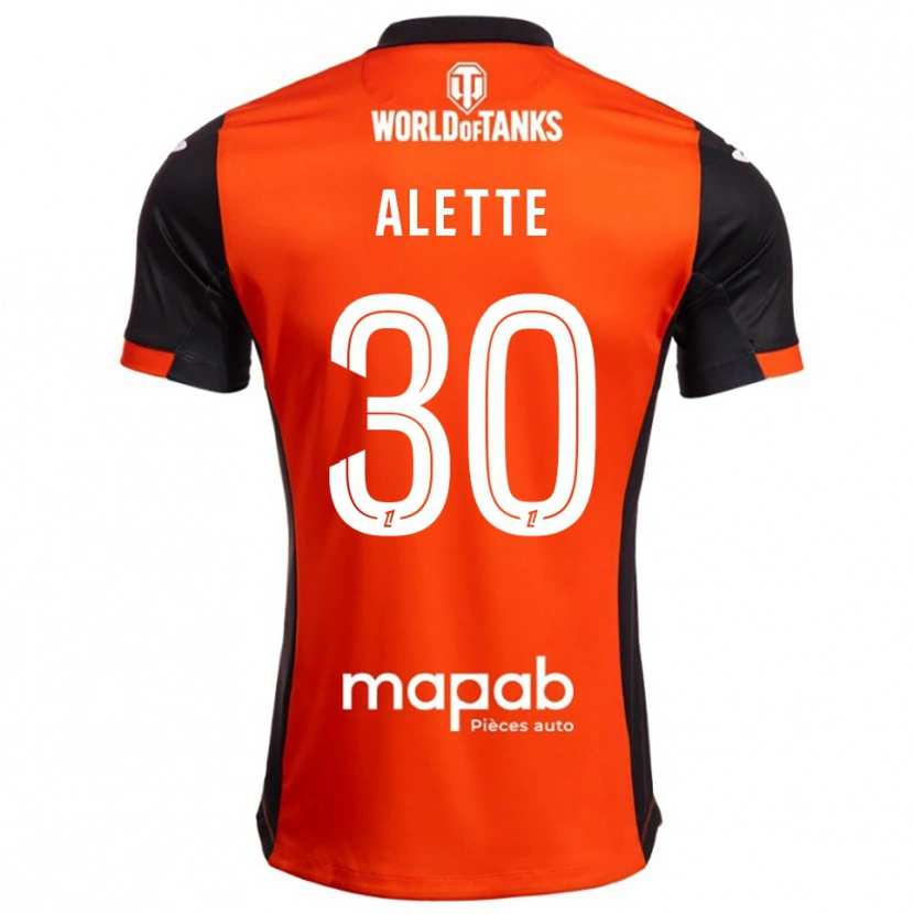 Danxen Kinder Gaël Alette #30 Schwarz Orange Heimtrikot Trikot 2025/26 T-Shirt Österreich