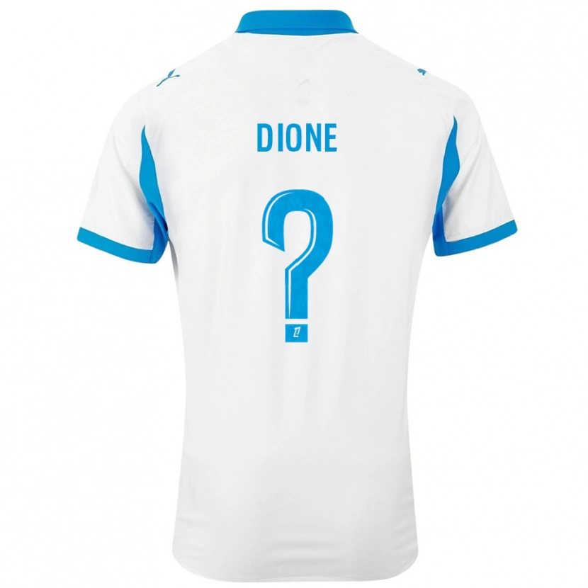 Danxen Kinder Babacar Dione #0 Weiß Himmelblau Heimtrikot Trikot 2025/26 T-Shirt Österreich