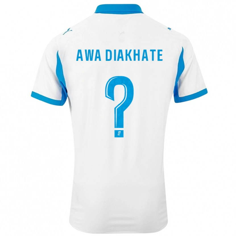 Danxen Kinder Ndeye Awa Diakhate #0 Weiß Himmelblau Heimtrikot Trikot 2025/26 T-Shirt Österreich