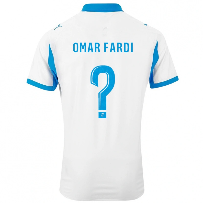 Danxen Kinder El Omar Fardi #0 Weiß Himmelblau Heimtrikot Trikot 2025/26 T-Shirt Österreich