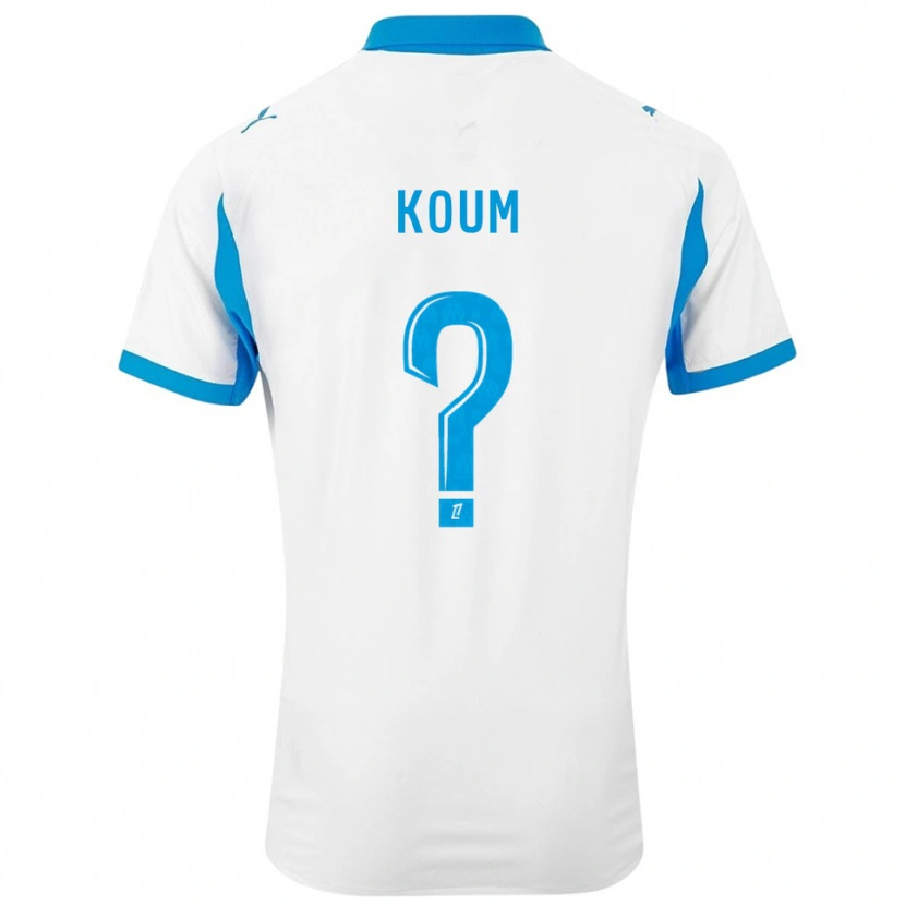Danxen Kinder Alexi Koum #0 Weiß Himmelblau Heimtrikot Trikot 2025/26 T-Shirt Österreich
