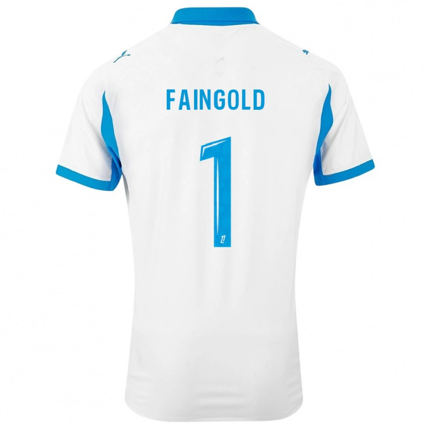 Danxen Kinder Abbie Faingold #1 Weiß Himmelblau Heimtrikot Trikot 2025/26 T-Shirt Österreich