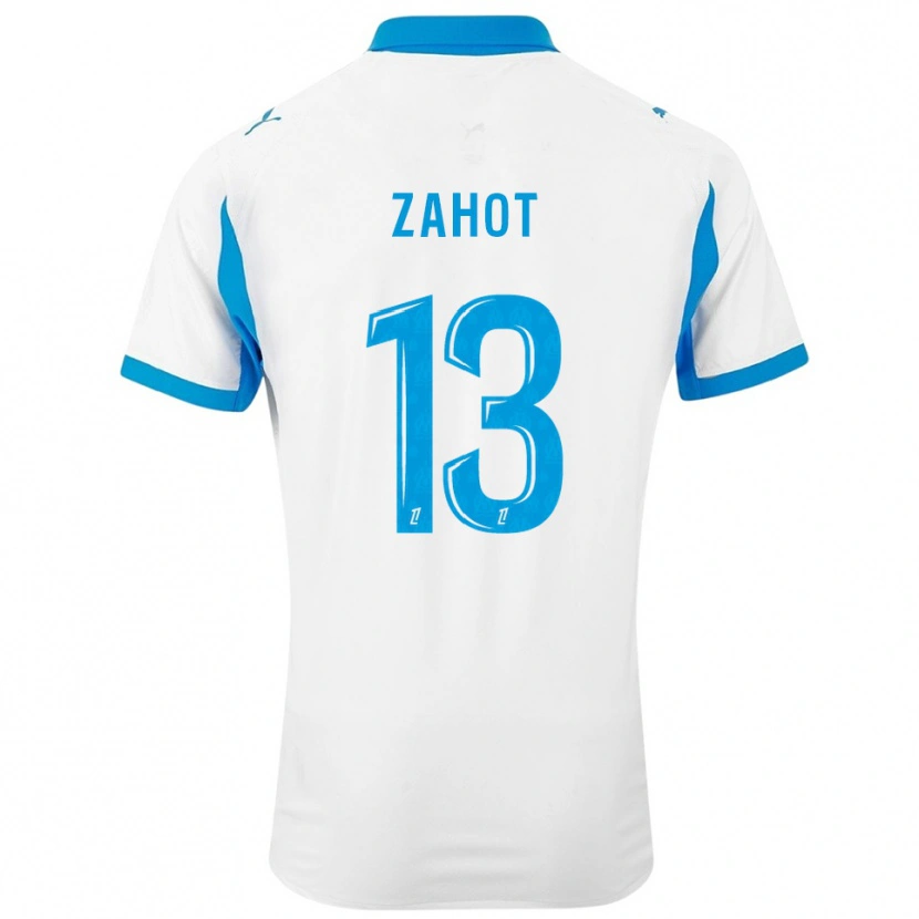 Danxen Kinder Sarah Zahot #13 Weiß Himmelblau Heimtrikot Trikot 2025/26 T-Shirt Österreich