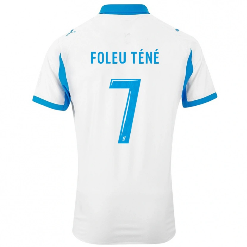 Danxen Kinder Krys Foleu Téné #7 Weiß Himmelblau Heimtrikot Trikot 2025/26 T-Shirt Österreich