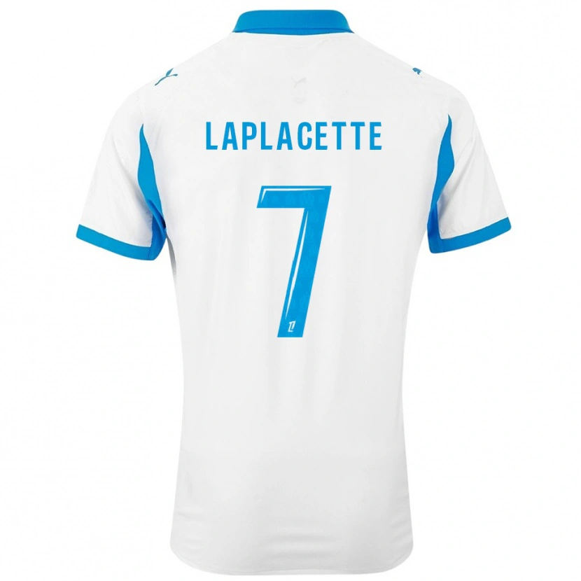 Danxen Kinder Tess Laplacette #7 Weiß Himmelblau Heimtrikot Trikot 2025/26 T-Shirt Österreich