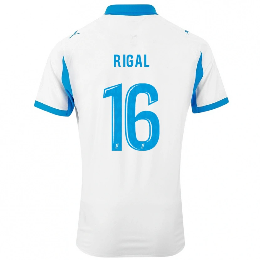Danxen Kinder Pablo Rigal #16 Weiß Himmelblau Heimtrikot Trikot 2025/26 T-Shirt Österreich
