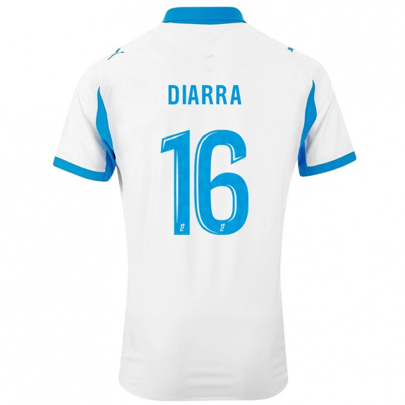 Danxen Kinder Cheick Diarra #16 Weiß Himmelblau Heimtrikot Trikot 2025/26 T-Shirt Österreich