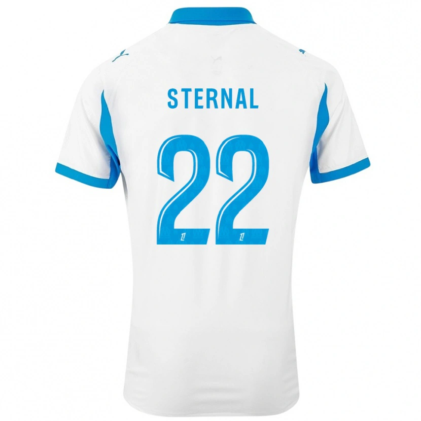 Danxen Kinder Enzo Sternal #22 Weiß Himmelblau Heimtrikot Trikot 2025/26 T-Shirt Österreich