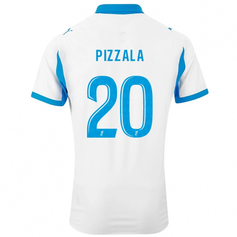 Danxen Kinder Caroline Pizzala #20 Weiß Himmelblau Heimtrikot Trikot 2025/26 T-Shirt Österreich