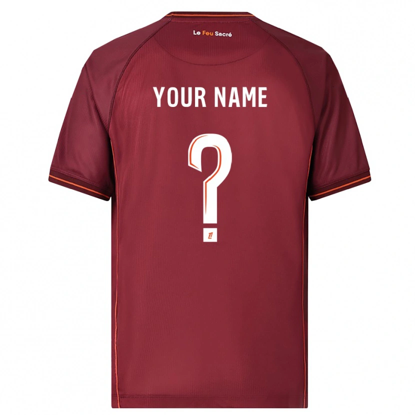 Danxen Kinder Ihren Namen #0 Burgunderrot Weiß Heimtrikot Trikot 2025/26 T-Shirt Österreich