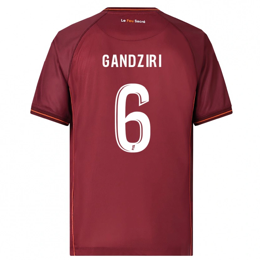 Danxen Kinder Kimi Gandziri #6 Burgunderrot Weiß Heimtrikot Trikot 2025/26 T-Shirt Österreich