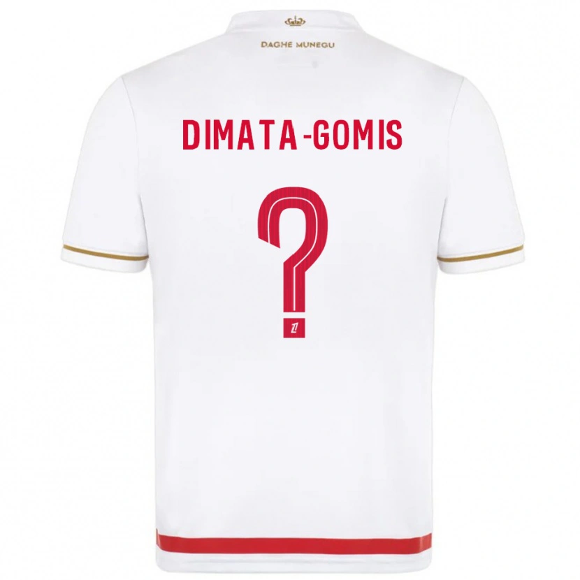 Danxen Kinder Kamron Dimata-Gomis #0 Rot Weiß Heimtrikot Trikot 2025/26 T-Shirt Österreich