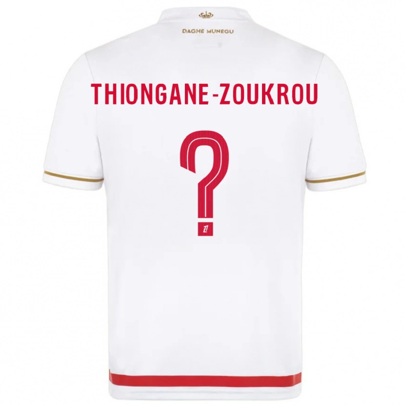 Danxen Kinder Ackah-Tidiane Thiongane-Zoukrou #0 Rot Weiß Heimtrikot Trikot 2025/26 T-Shirt Österreich