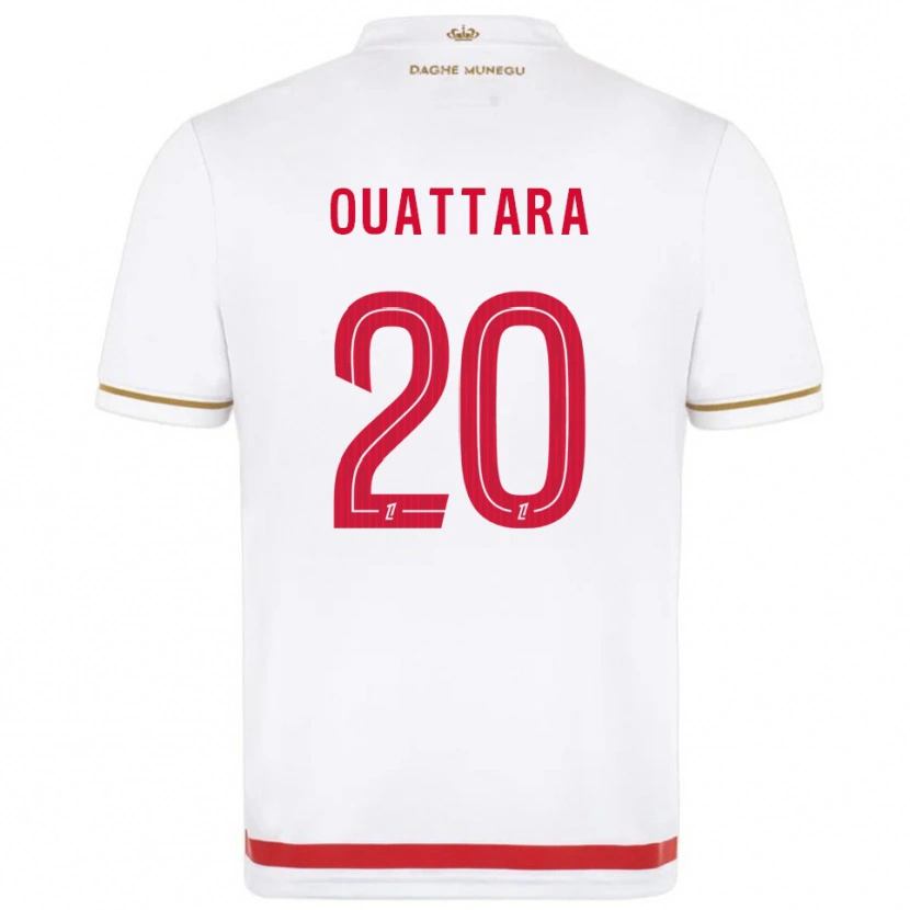 Danxen Kinder Kassoum Ouattara #20 Rot Weiß Heimtrikot Trikot 2025/26 T-Shirt Österreich