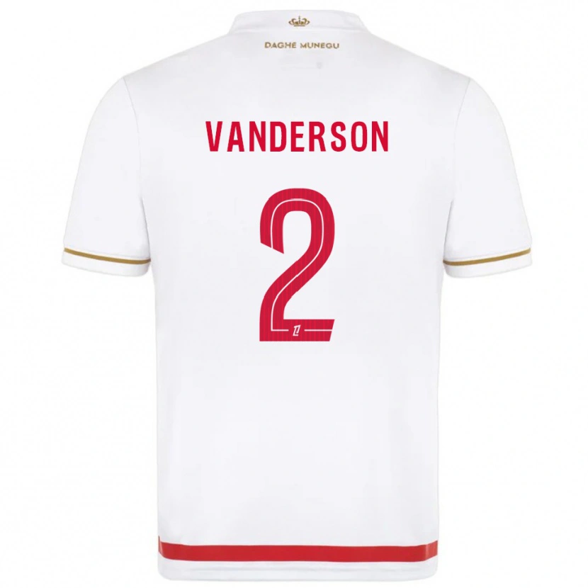 Danxen Kinder Vanderson #2 Rot Weiß Heimtrikot Trikot 2025/26 T-Shirt Österreich