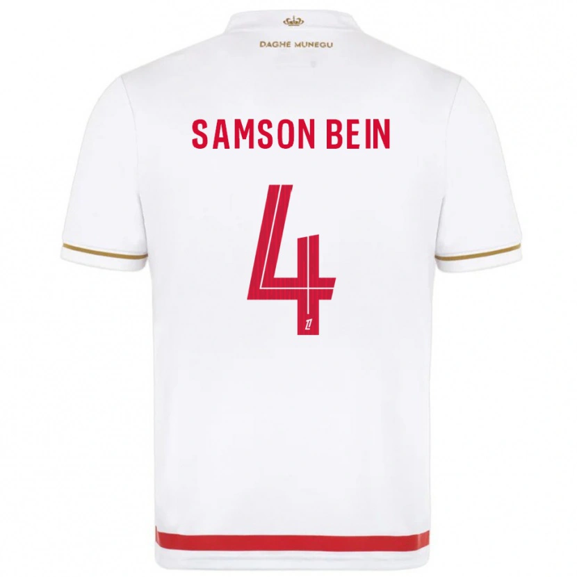 Danxen Kinder Sirak Bein #4 Rot Weiß Heimtrikot Trikot 2025/26 T-Shirt Österreich
