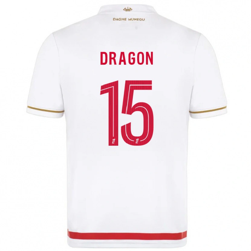 Danxen Kinder Clément Dragon #15 Rot Weiß Heimtrikot Trikot 2025/26 T-Shirt Österreich