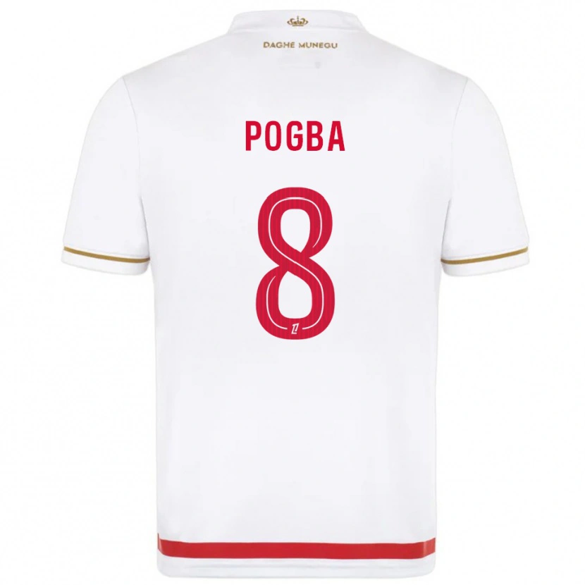 Danxen Kinder Paul Pogba #8 Rot Weiß Heimtrikot Trikot 2025/26 T-Shirt Österreich