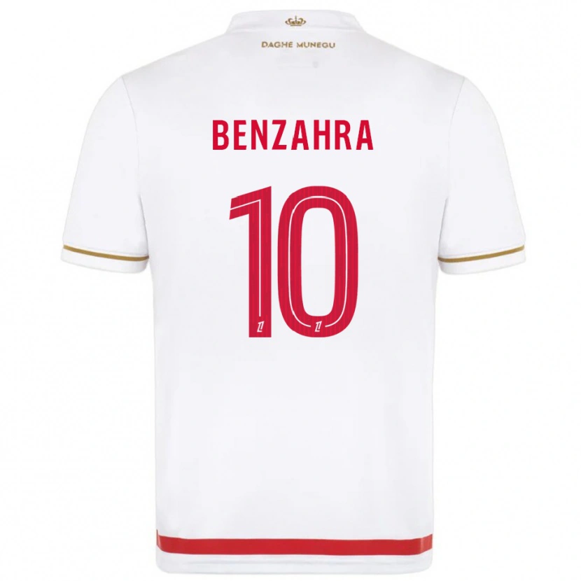 Danxen Kinder Safouane Benzahra #10 Rot Weiß Heimtrikot Trikot 2025/26 T-Shirt Österreich
