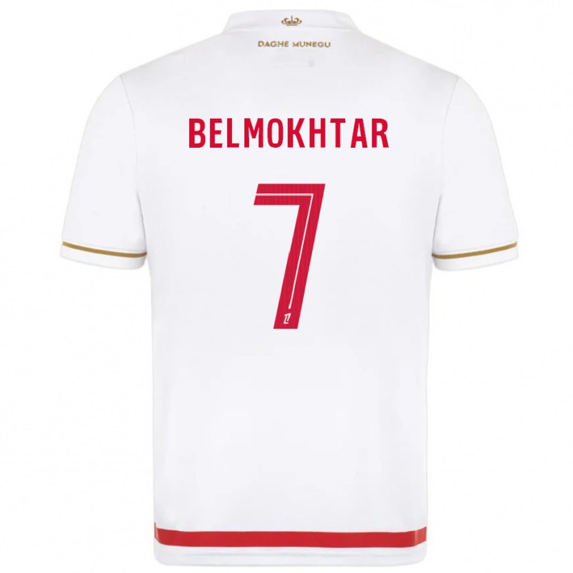 Danxen Kinder Ilies Belmokhtar #7 Rot Weiß Heimtrikot Trikot 2025/26 T-Shirt Österreich