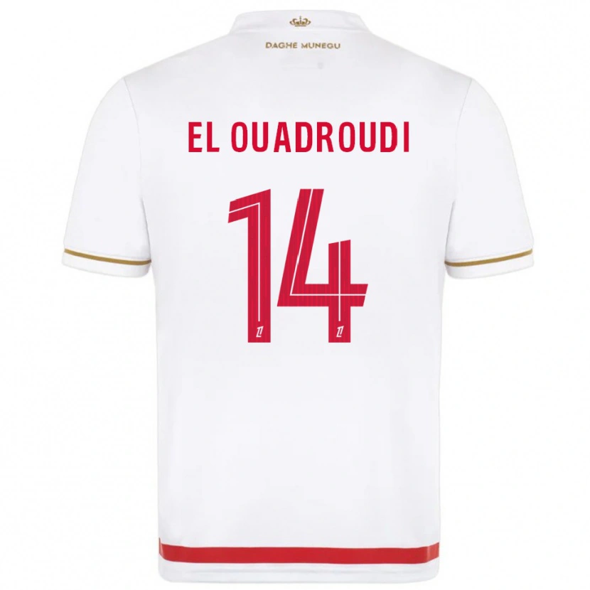 Danxen Kinder Imrane El Ouaroudi #14 Rot Weiß Heimtrikot Trikot 2025/26 T-Shirt Österreich