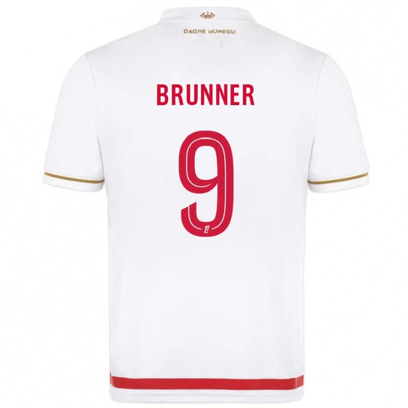 Danxen Kinder Paris Brunner #9 Rot Weiß Heimtrikot Trikot 2025/26 T-Shirt Österreich