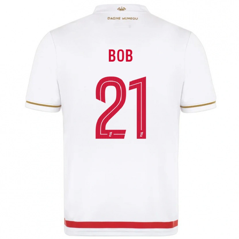Danxen Kinder Mohamed Bob #21 Rot Weiß Heimtrikot Trikot 2025/26 T-Shirt Österreich