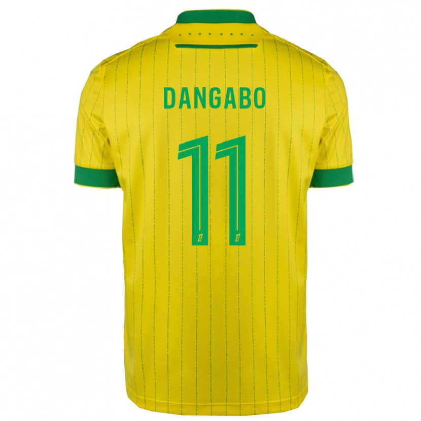Danxen Kinder Hamissou Dangabo #11 Gelb Grün Heimtrikot Trikot 2025/26 T-Shirt Österreich