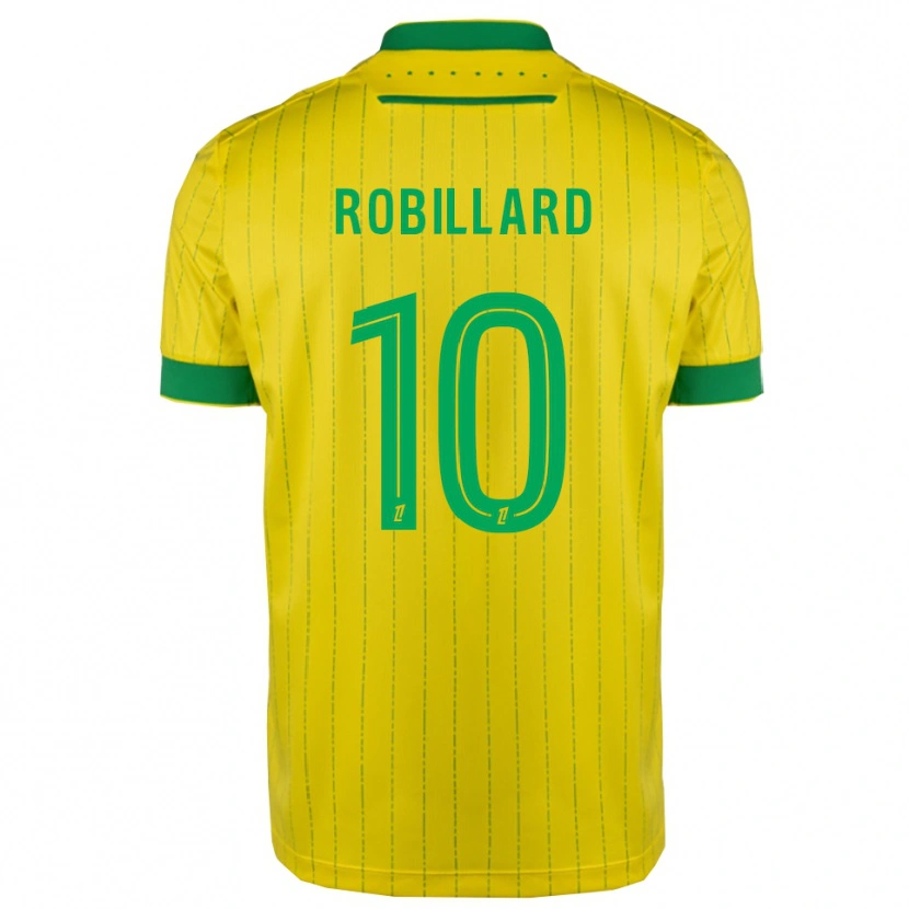 Danxen Kinder Camille Robillard #10 Gelb Grün Heimtrikot Trikot 2025/26 T-Shirt Österreich