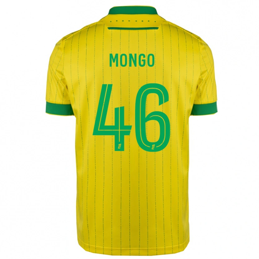 Danxen Kinder Enzo Mongo #46 Gelb Grün Heimtrikot Trikot 2025/26 T-Shirt Österreich